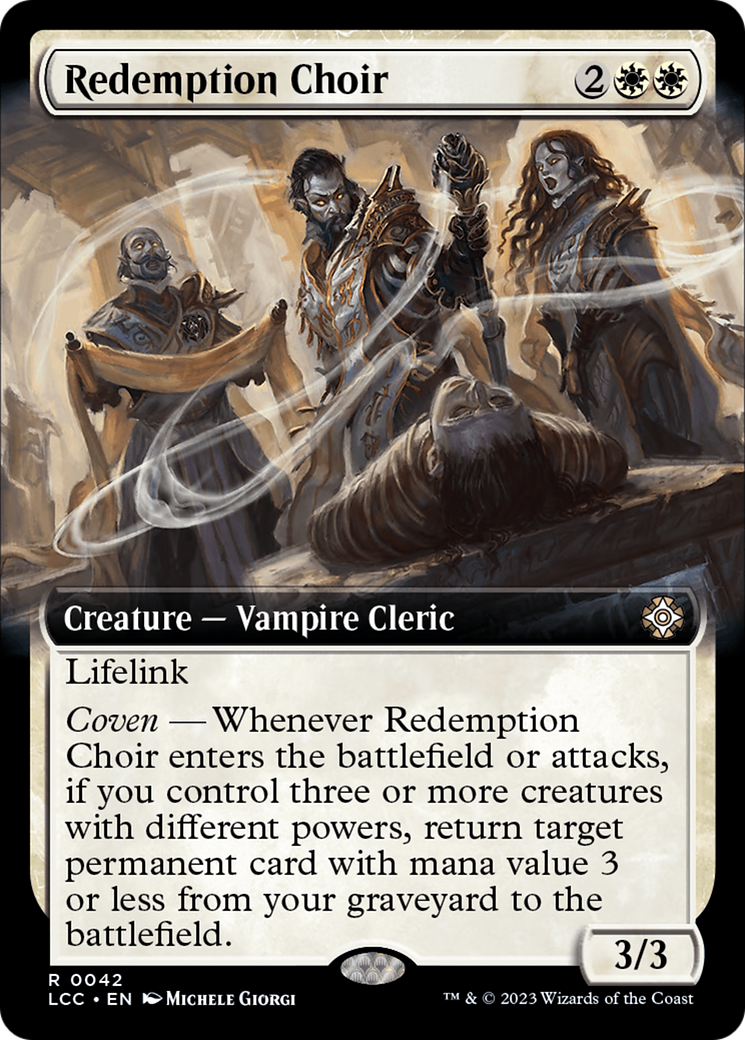 Redemption Choir (Extended Art) [The Lost Caverns of Ixalan Commander] | Deep Dive Games St. Marys