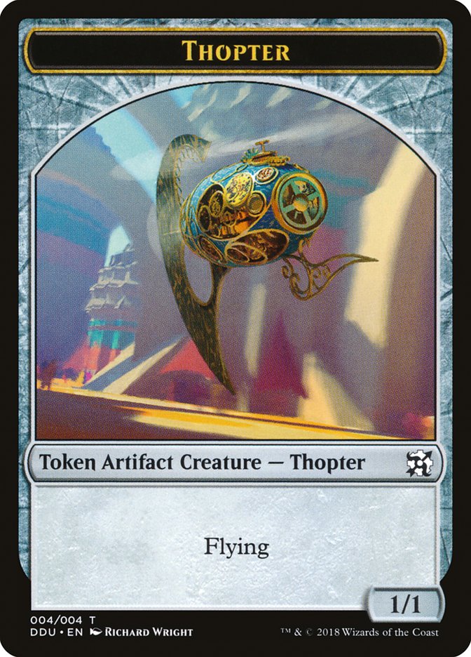 Thopter Token (004/004) [Duel Decks: Elves vs. Inventors Tokens] | Deep Dive Games St. Marys