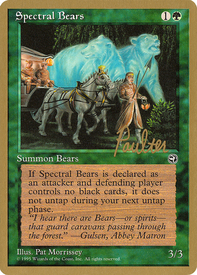 Spectral Bears (Preston Poulter) [Pro Tour Collector Set] | Deep Dive Games St. Marys