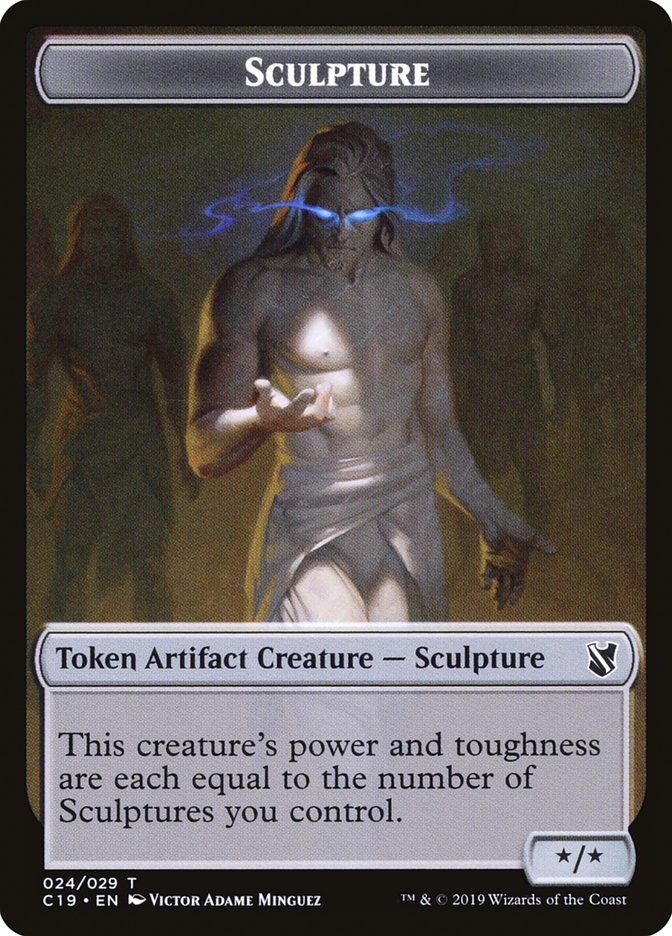 Sculpture Token [Commander 2019 Tokens] | Deep Dive Games St. Marys