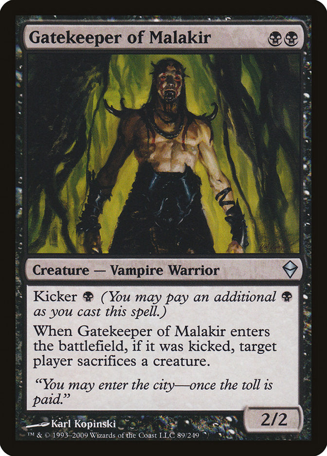 Gatekeeper of Malakir [Zendikar] | Deep Dive Games St. Marys