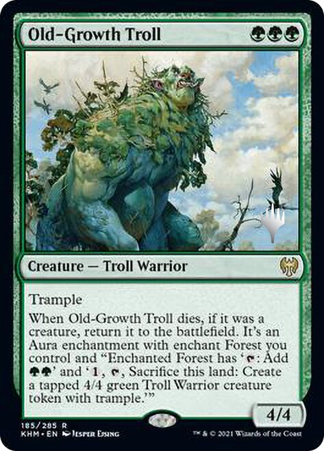 Old-Growth Troll (Promo Pack) [Kaldheim Promos] | Deep Dive Games St. Marys