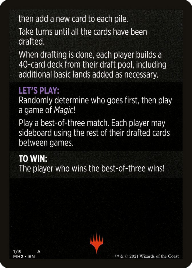 Winchester Draft (Magic Minigame) [Modern Horizons 2 Minigame] | Deep Dive Games St. Marys