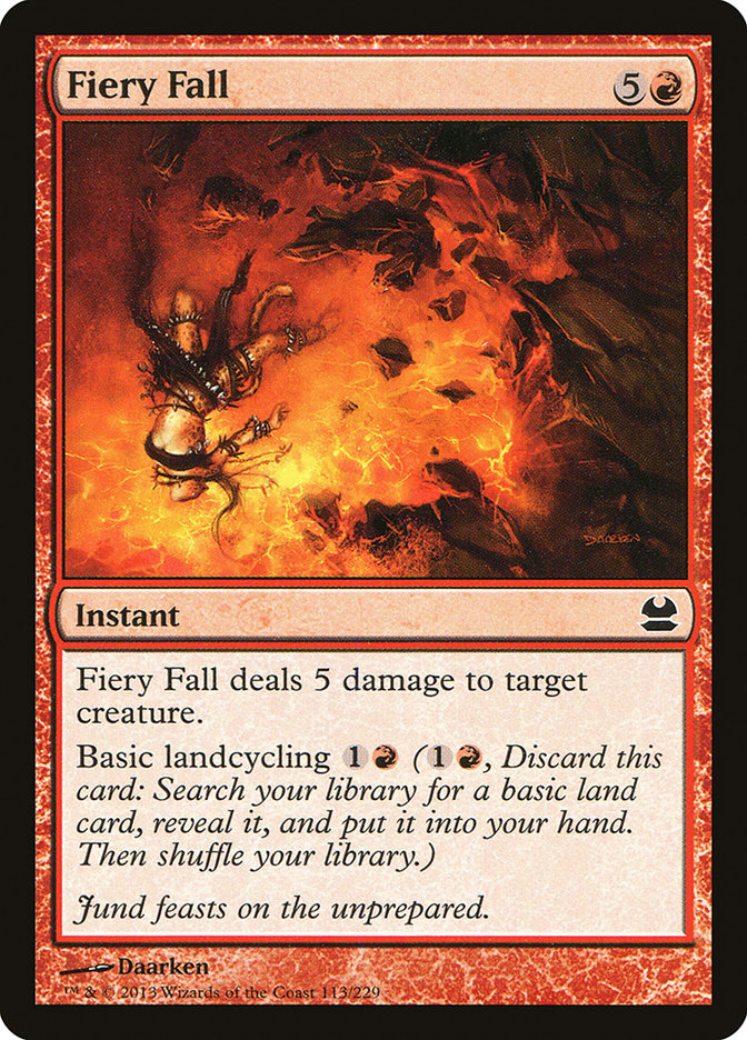 Fiery Fall [Modern Masters] | Deep Dive Games St. Marys