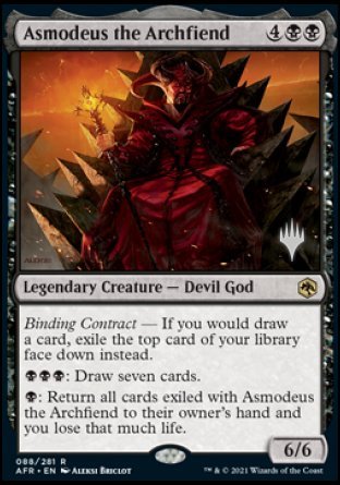 Asmodeus the Archfiend (Promo Pack) [Dungeons & Dragons: Adventures in the Forgotten Realms Promos] | Deep Dive Games St. Marys