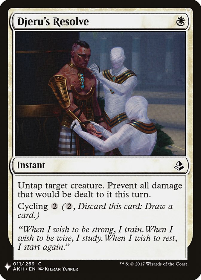 Djeru's Resolve [Mystery Booster] | Deep Dive Games St. Marys