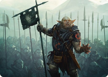 Ugluk of the White Hand Art Card [The Lord of the Rings: Tales of Middle-earth Art Series] | Deep Dive Games St. Marys