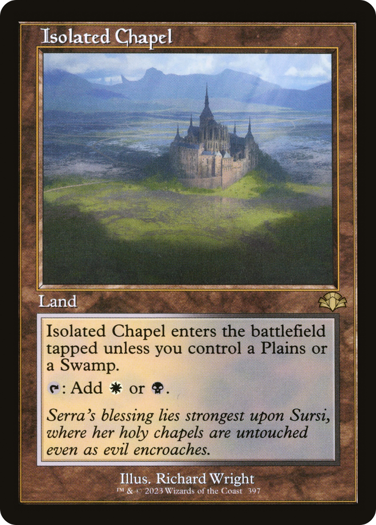 Isolated Chapel (Retro) [Dominaria Remastered] | Deep Dive Games St. Marys