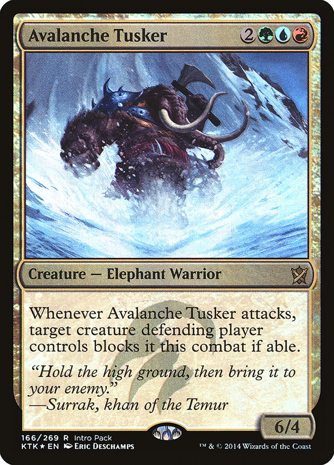 Avalanche Tusker (Intro Pack) [Khans of Tarkir Promos] | Deep Dive Games St. Marys