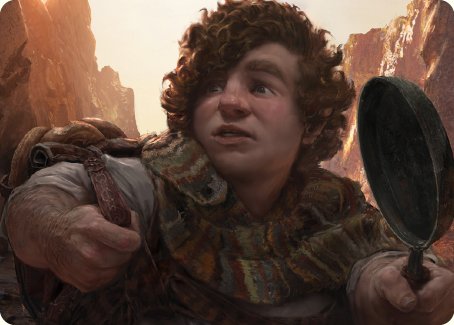 Sam, Loyal Attendant Art Card [The Lord of the Rings: Tales of Middle-earth Art Series] | Deep Dive Games St. Marys