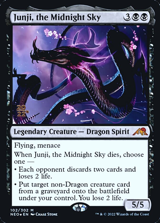 Junji, the Midnight Sky [Kamigawa: Neon Dynasty Prerelease Promos] | Deep Dive Games St. Marys