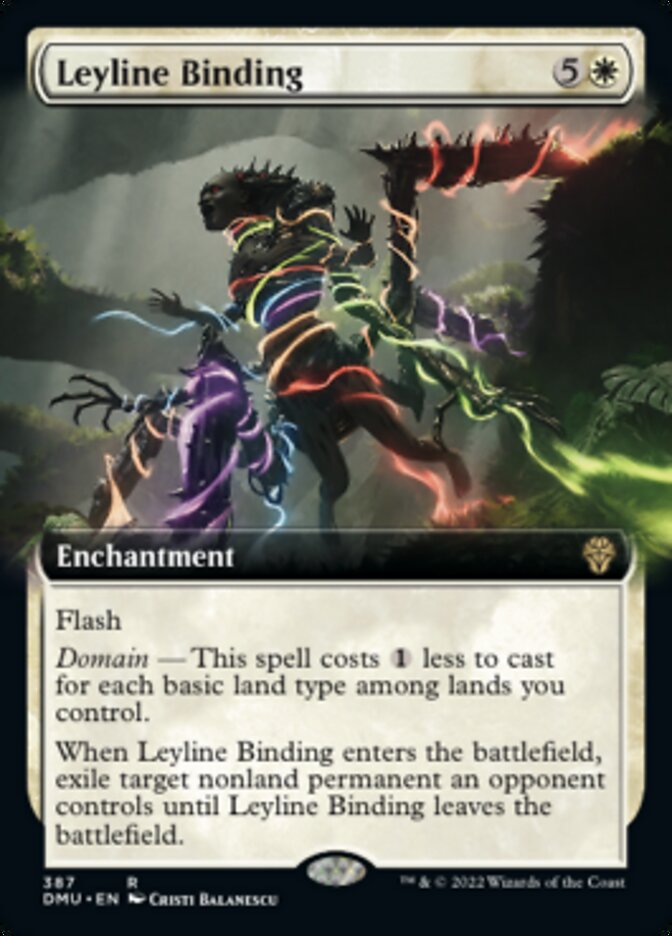 Leyline Binding (Extended Art) [Dominaria United] | Deep Dive Games St. Marys