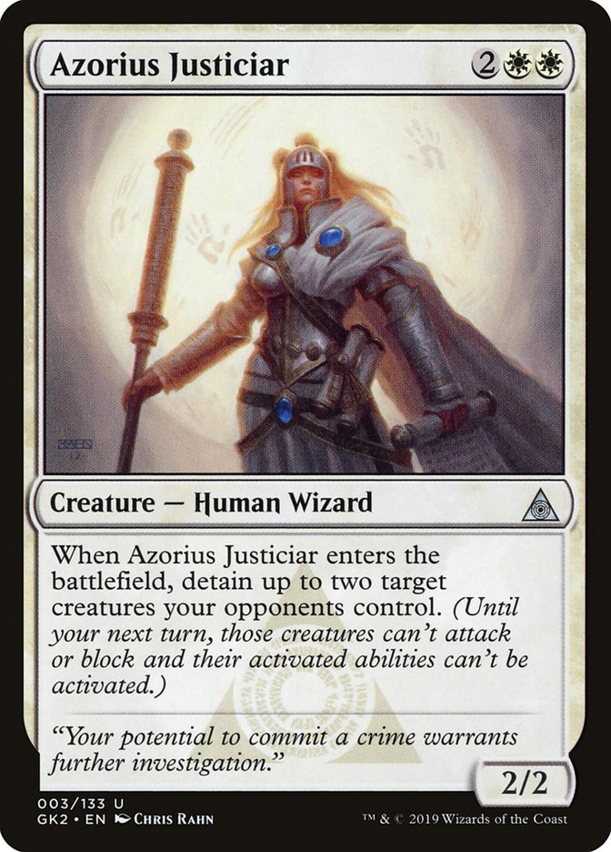 Azorius Justiciar [Ravnica Allegiance Guild Kit] | Deep Dive Games St. Marys