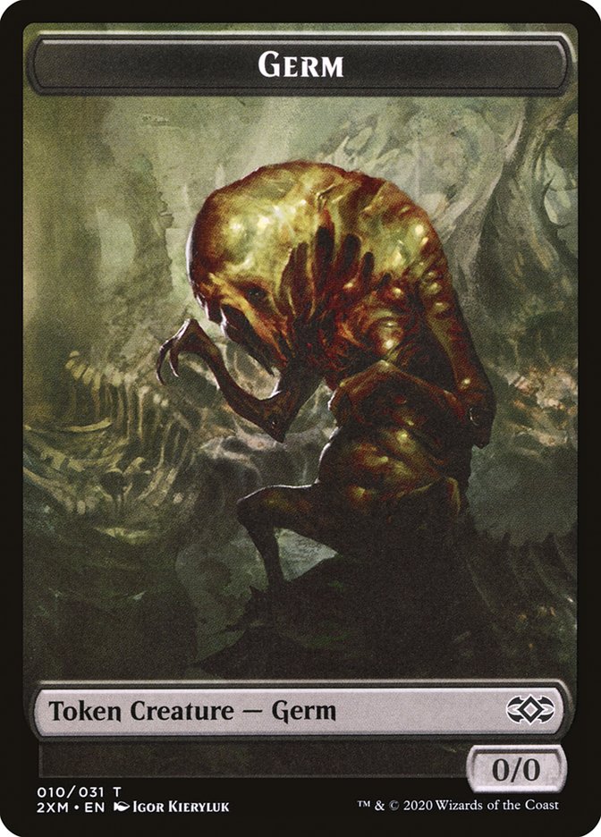 Ape // Germ Double-Sided Token [Double Masters Tokens] | Deep Dive Games St. Marys