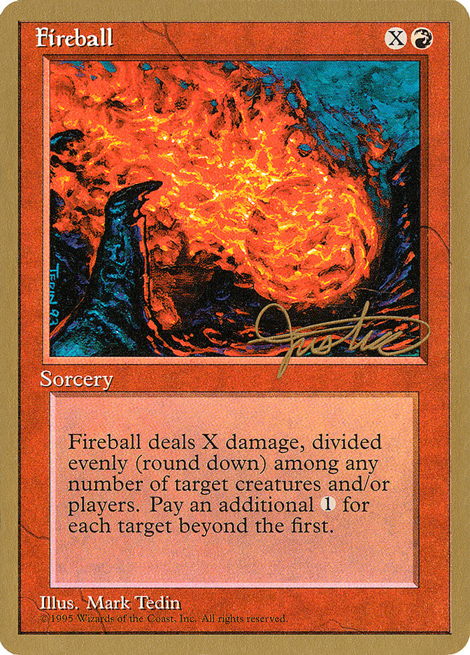 Fireball (Mark Justice) [Pro Tour Collector Set] | Deep Dive Games St. Marys