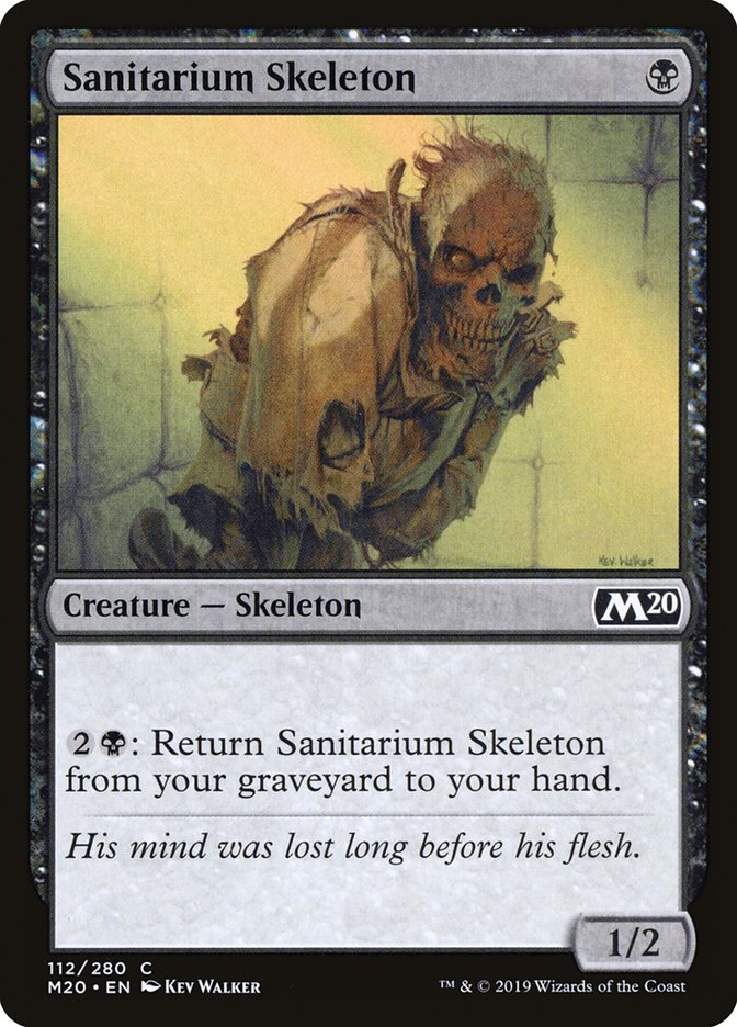 Sanitarium Skeleton [Core Set 2020] | Deep Dive Games St. Marys