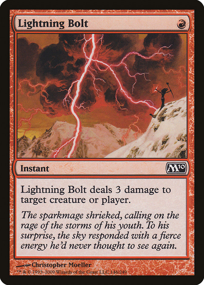 Lightning Bolt [Magic 2010] | Deep Dive Games St. Marys