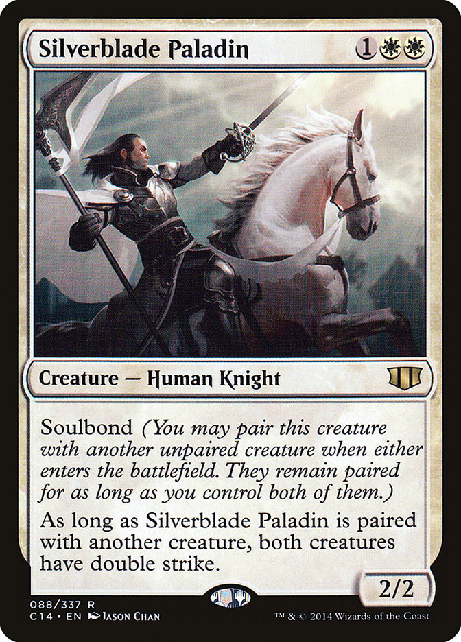 Silverblade Paladin [Commander 2014] | Deep Dive Games St. Marys