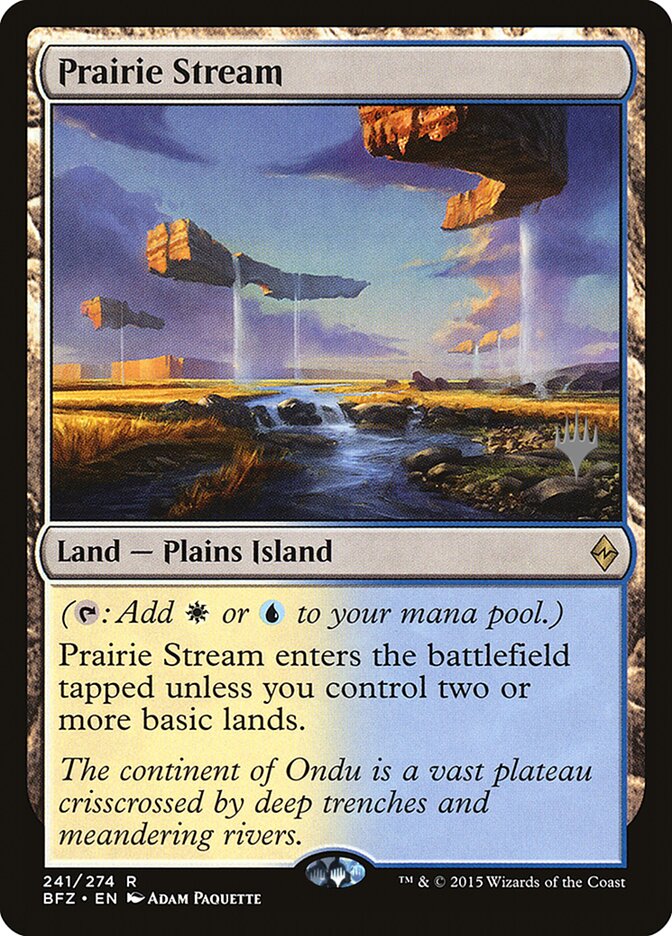 Prairie Stream [Battle for Zendikar Promos] | Deep Dive Games St. Marys