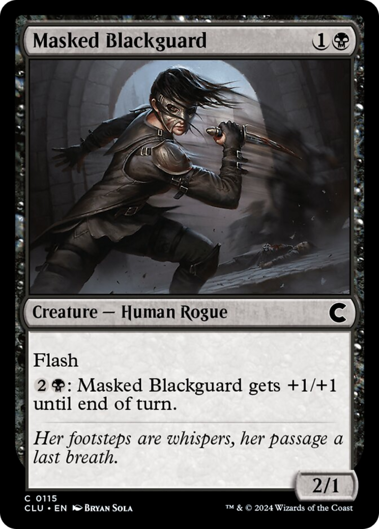 Masked Blackguard [Ravnica: Clue Edition] | Deep Dive Games St. Marys