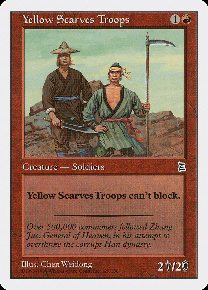 Yellow Scarves Troops [Portal Three Kingdoms] | Deep Dive Games St. Marys