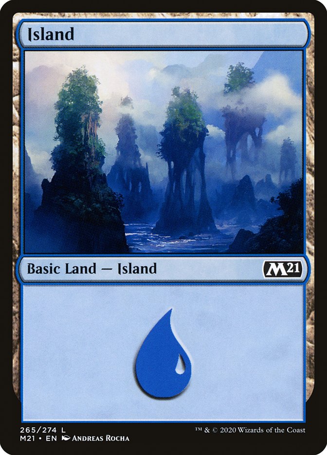 Island (265) [Core Set 2021] | Deep Dive Games St. Marys