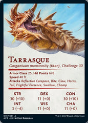 Tarrasque Art Card [Dungeons & Dragons: Adventures in the Forgotten Realms Art Series] | Deep Dive Games St. Marys