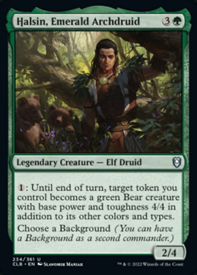 Halsin, Emerald Archdruid [Commander Legends: Battle for Baldur's Gate] | Deep Dive Games St. Marys