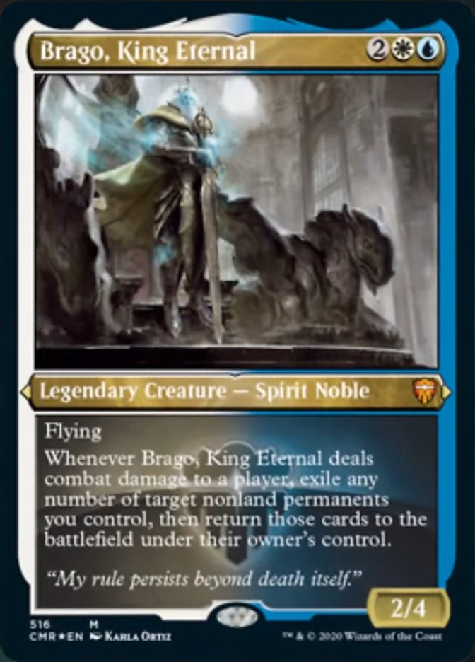 Brago, King Eternal (Etched) [Commander Legends] | Deep Dive Games St. Marys