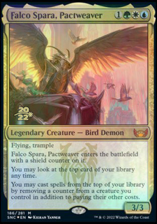 Falco Spara, Pactweaver [Streets of New Capenna Prerelease Promos] | Deep Dive Games St. Marys