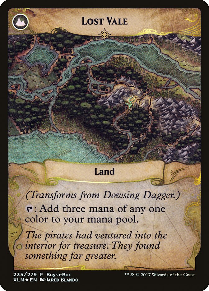 Dowsing Dagger // Lost Vale (Buy-A-Box) [Ixalan Treasure Chest] | Deep Dive Games St. Marys