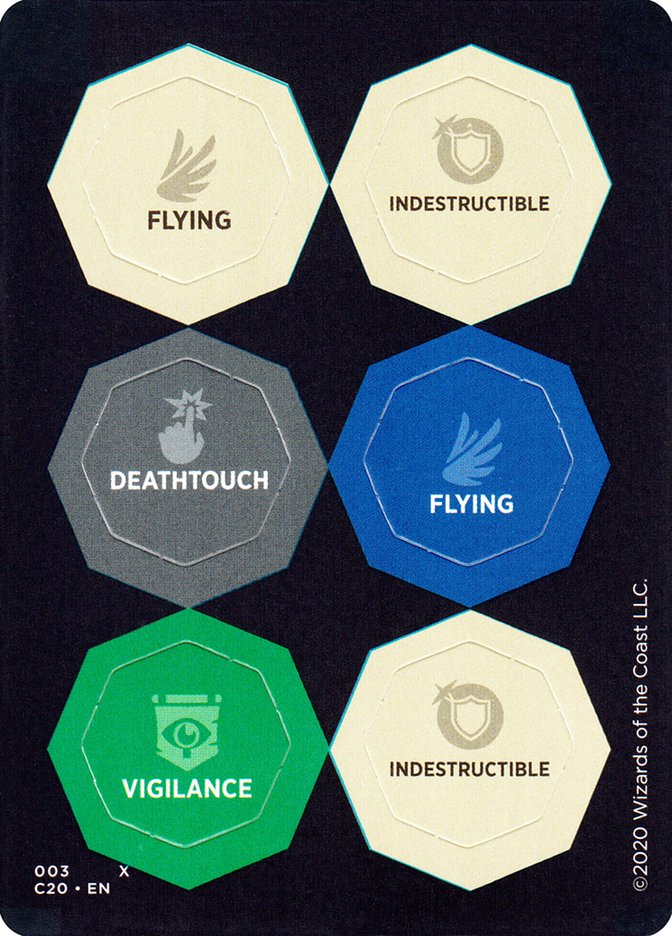 Punch Card Token (003 // 004) - Thick Stock [Commander 2020 Tokens] | Deep Dive Games St. Marys