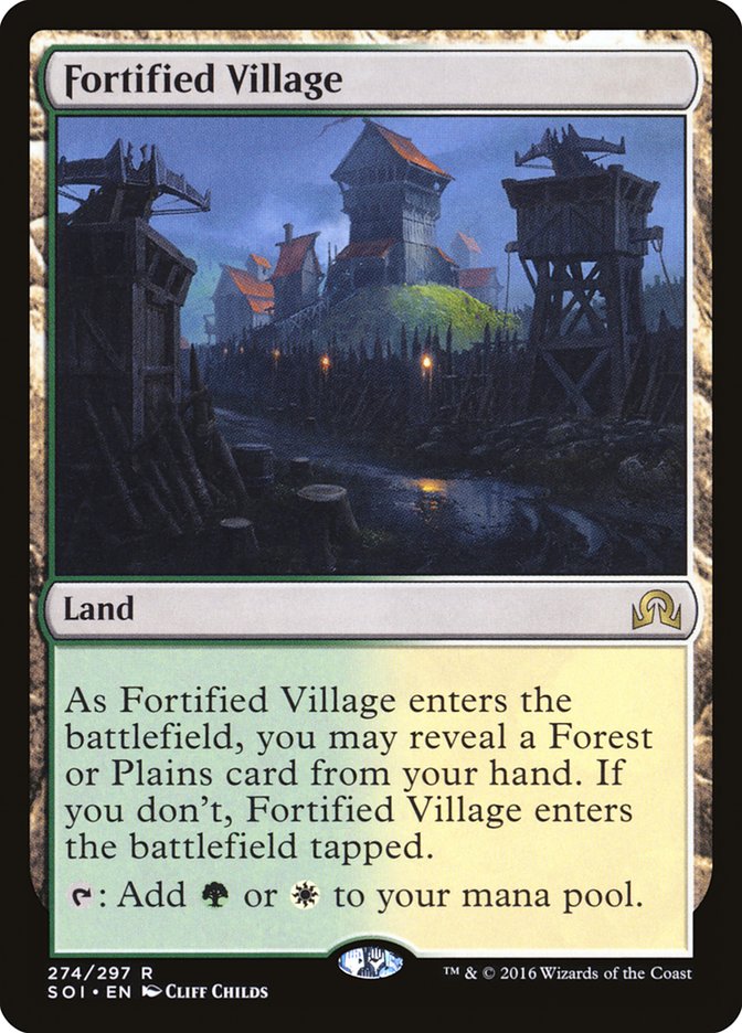 Fortified Village [Shadows over Innistrad] | Deep Dive Games St. Marys