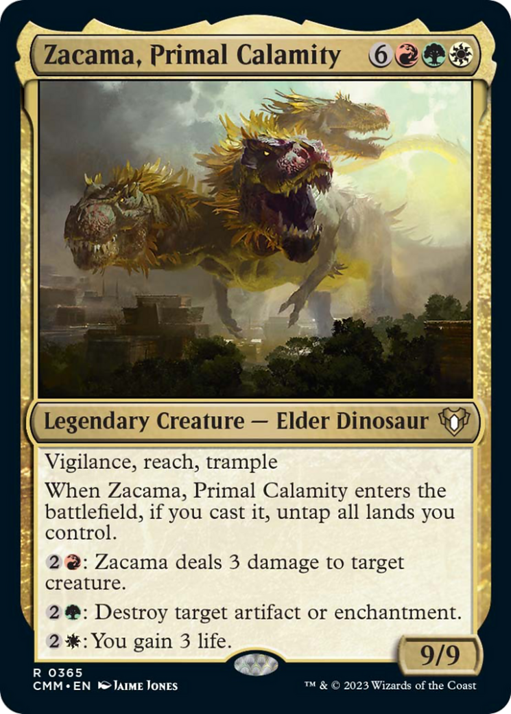 Zacama, Primal Calamity [Commander Masters] | Deep Dive Games St. Marys