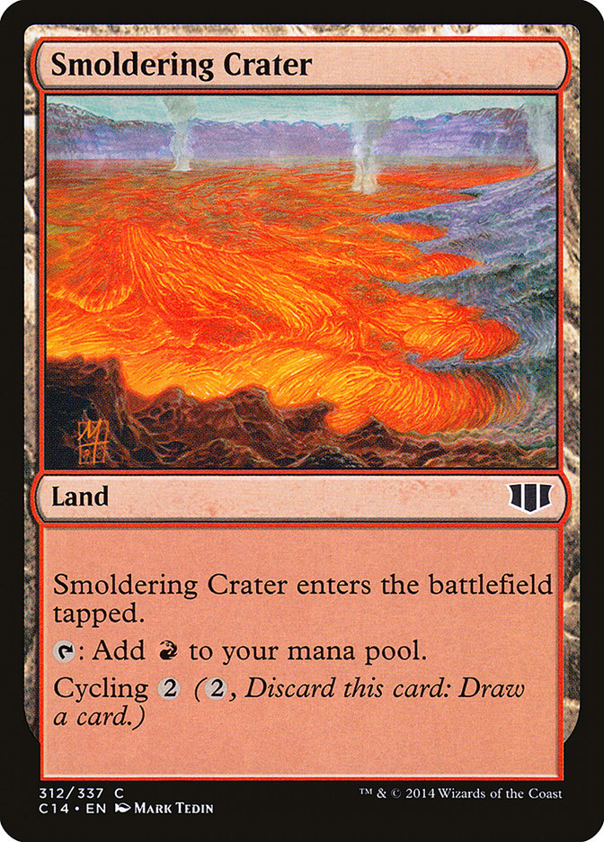 Smoldering Crater [Commander 2014] | Deep Dive Games St. Marys