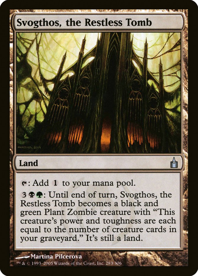 Svogthos, the Restless Tomb [Ravnica: City of Guilds] | Deep Dive Games St. Marys