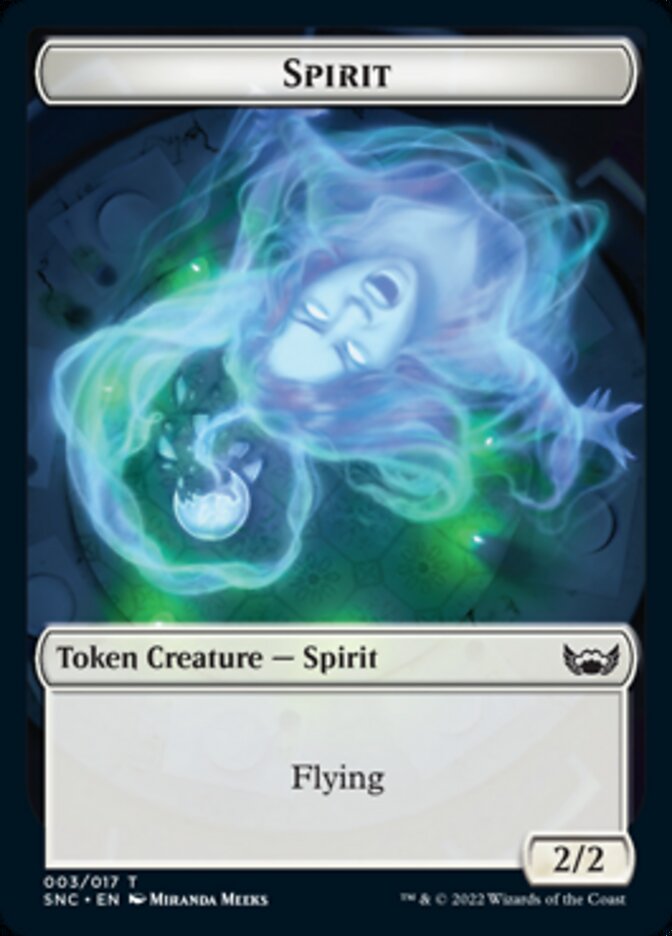 Fish // Spirit Double-Sided Token [Streets of New Capenna Tokens] | Deep Dive Games St. Marys