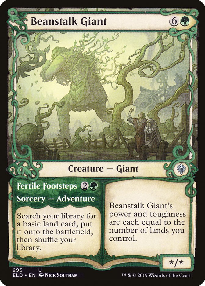 Beanstalk Giant // Fertile Footsteps (Showcase) [Throne of Eldraine] | Deep Dive Games St. Marys