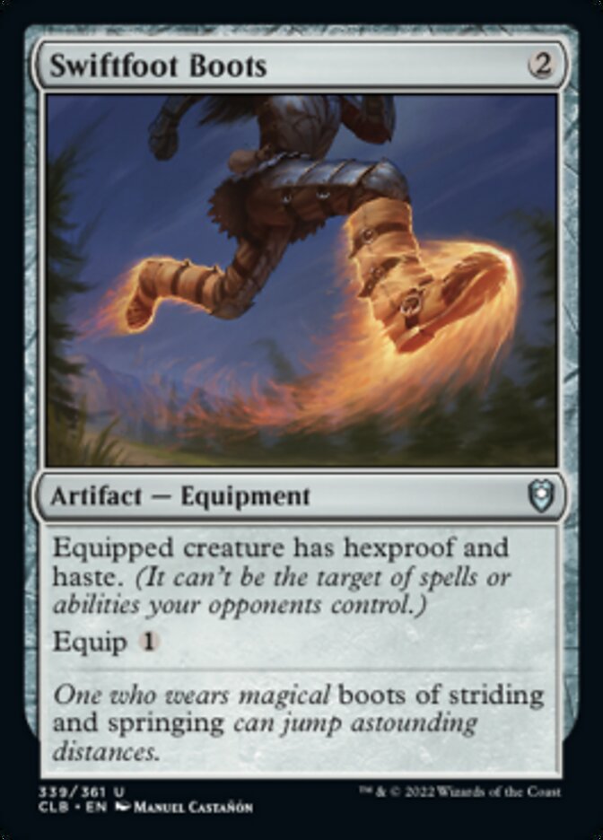 Swiftfoot Boots [Commander Legends: Battle for Baldur's Gate] | Deep Dive Games St. Marys