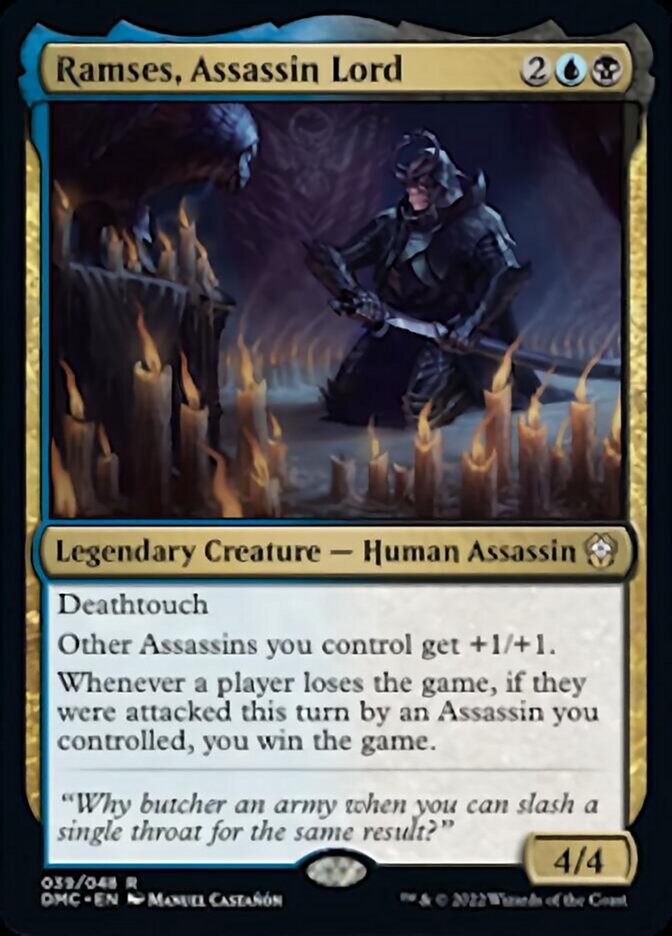 Ramses, Assassin Lord [Dominaria United Commander] | Deep Dive Games St. Marys