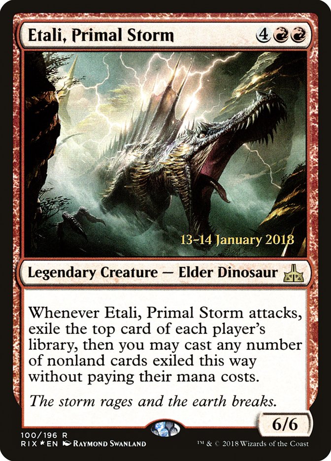 Etali, Primal Storm [Rivals of Ixalan Prerelease Promos] | Deep Dive Games St. Marys