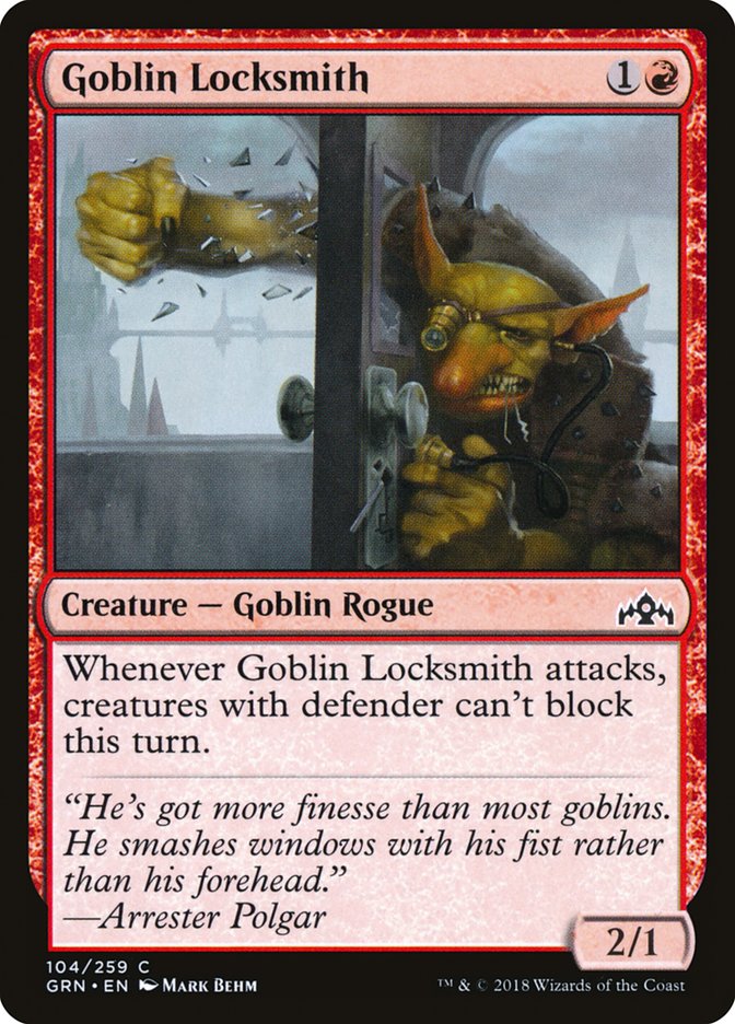 Goblin Locksmith [Guilds of Ravnica] | Deep Dive Games St. Marys