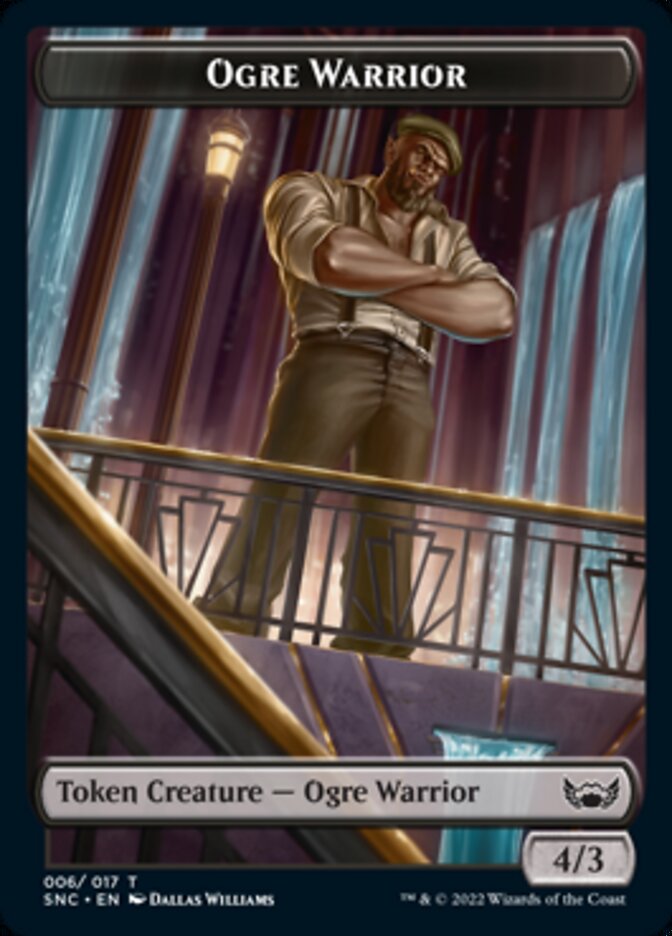 Treasure (014) // Ogre Warrior Double-Sided Token [Streets of New Capenna Tokens] | Deep Dive Games St. Marys