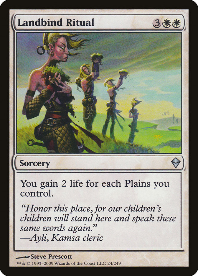 Landbind Ritual [Zendikar] | Deep Dive Games St. Marys
