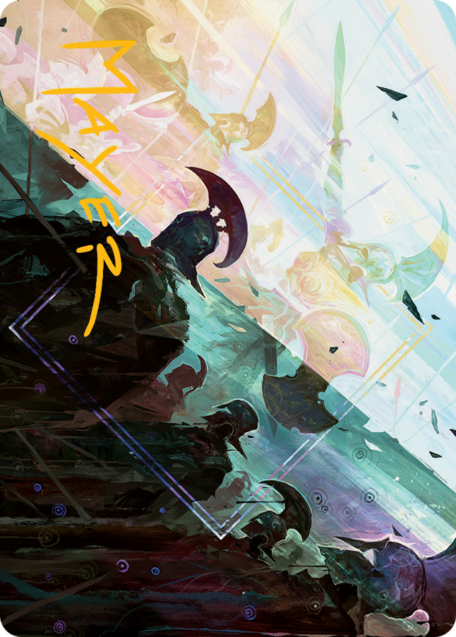 Surge of Salvation Art Card (Gold-Stamped Signature) [March of the Machine Art Series] | Deep Dive Games St. Marys