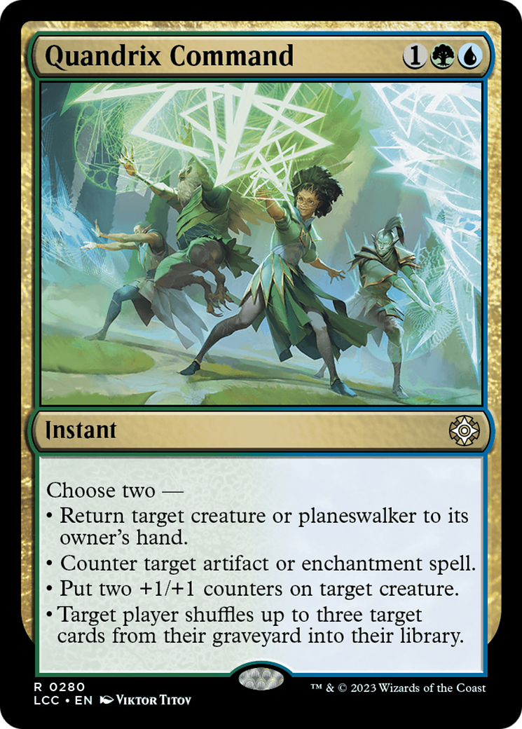 Quandrix Command [The Lost Caverns of Ixalan Commander] | Deep Dive Games St. Marys