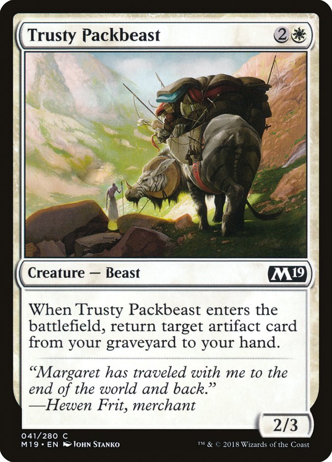 Trusty Packbeast [Core Set 2019] | Deep Dive Games St. Marys