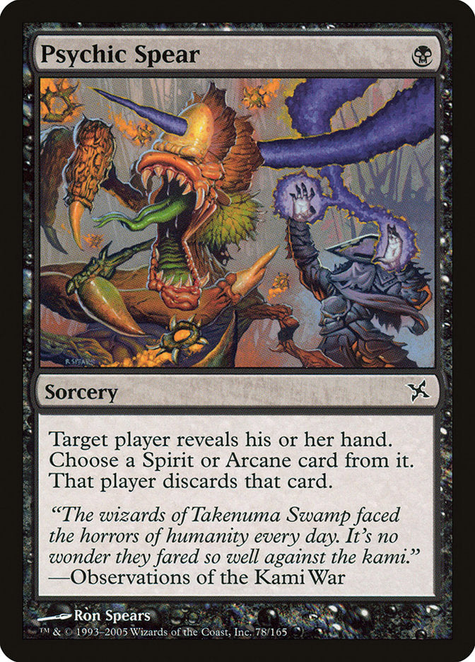 Psychic Spear [Betrayers of Kamigawa] | Deep Dive Games St. Marys
