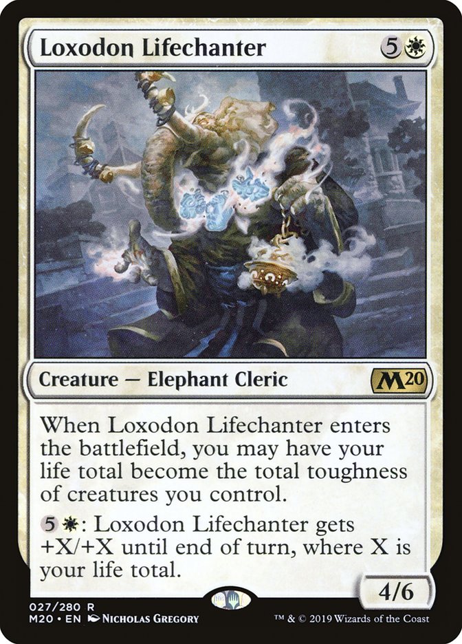 Loxodon Lifechanter [Core Set 2020] | Deep Dive Games St. Marys