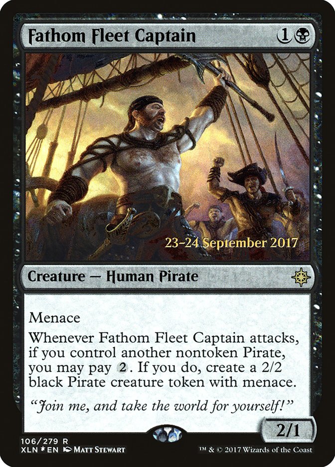 Fathom Fleet Captain [Ixalan Prerelease Promos] | Deep Dive Games St. Marys